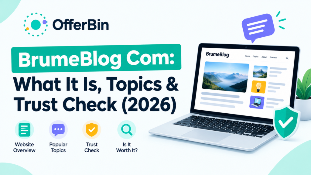 BrumeBlog Com: What It Is, Topics & Trust Check (2026)